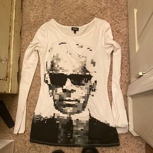 Karl Lagerfeld size small long top
